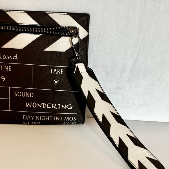 Movie Table Clapper Board Shoulder Bag
Scene Film Zipper Handbag Purse Trench - Picture 3 of 9